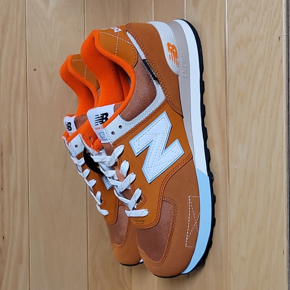 New Balance 574 Cordura Rust Morning Fog Orange Mens Shoe Sneaker ML574HS2 - Picture 6 of 13